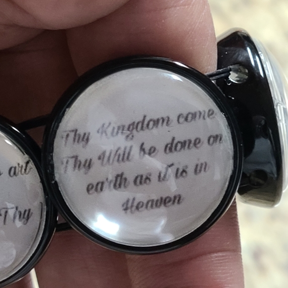 The Lord's Prayer stretch charmed bracelet - Picture 4 of 5